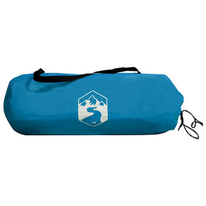 Tunneltält med tak med lagring Blå och grå 318 x 275 x 140 cm