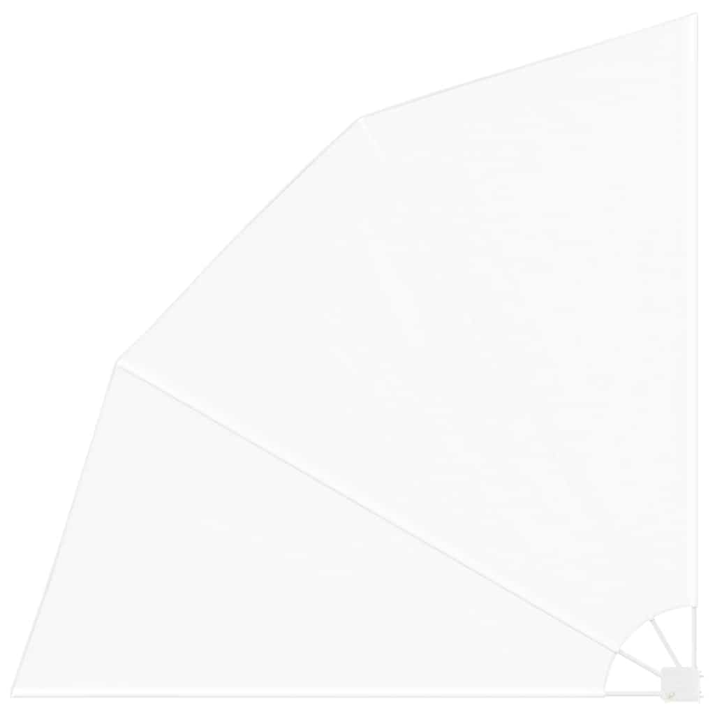 Balkongskärm 210 x 210 cm Polyester Vit