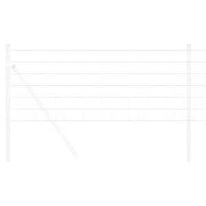 Eurogärdsel 0,6 x 10 m PVC-belagt järn