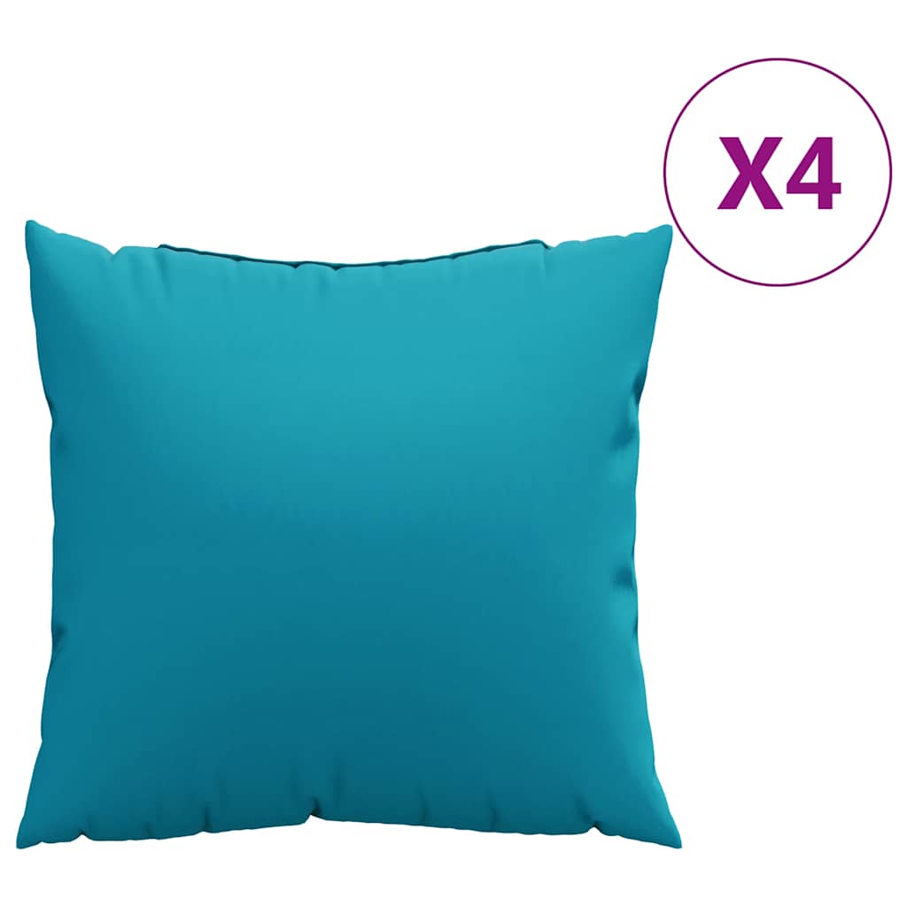 Soffdynor 4 st blå 60x60 cm tyg