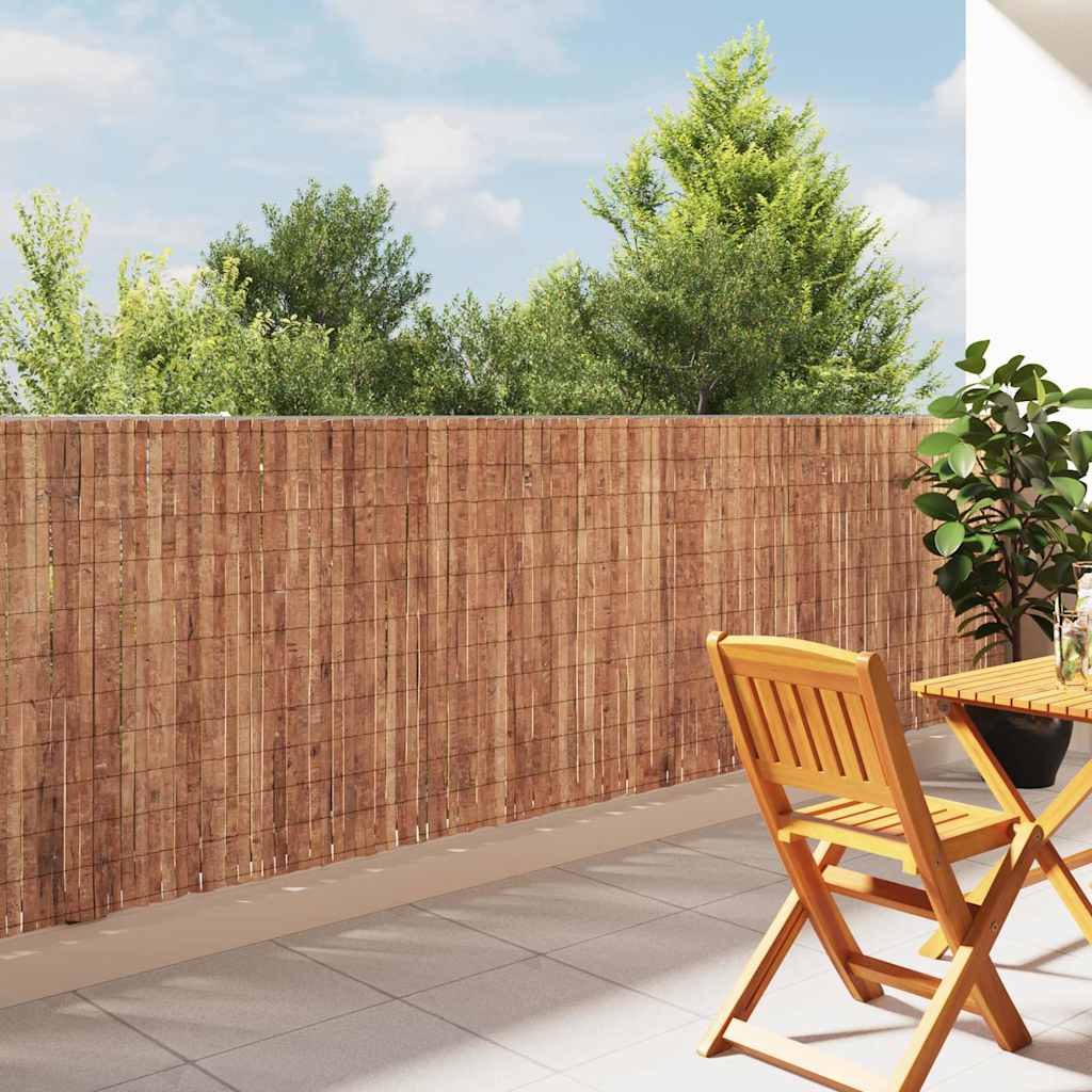 Barkstaket Brun 400 x 125 cm Bark