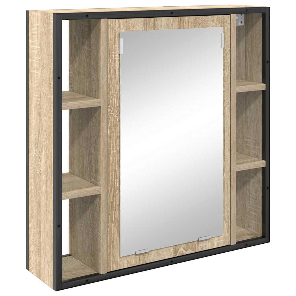 Spegelskåp Sonoma-ek 60 x 16 x 60 cm Konstruerat trä