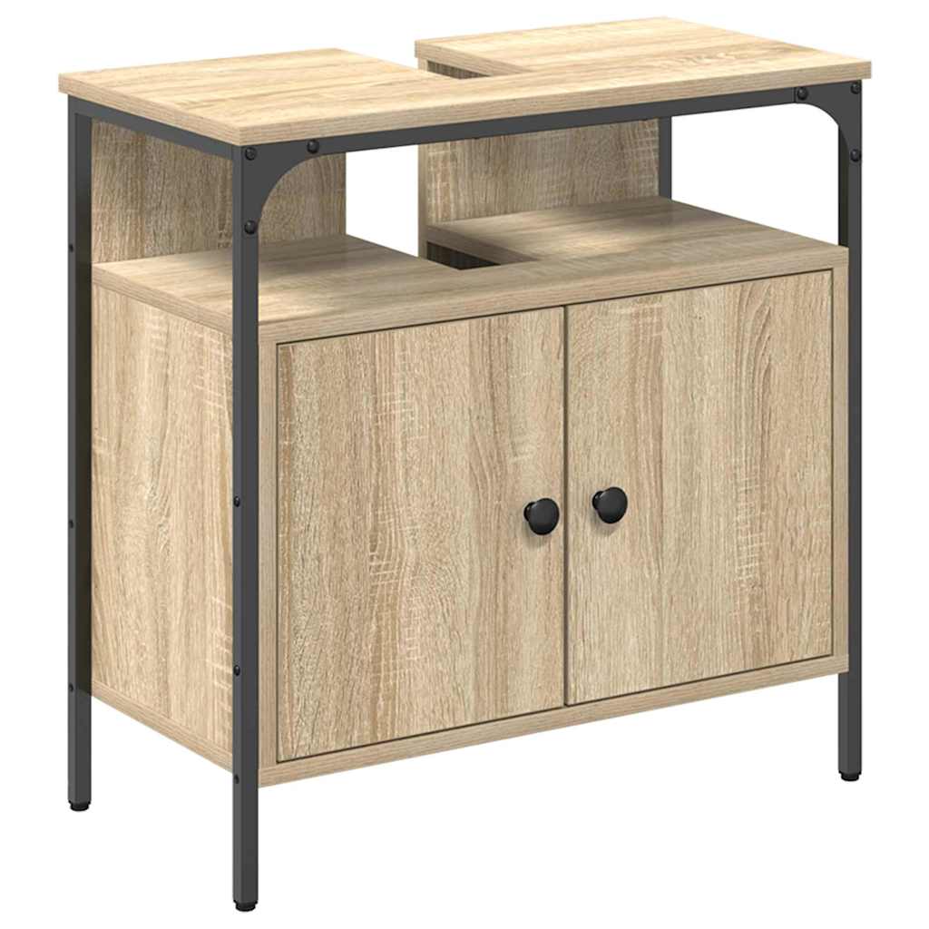 Badrumsskåp Beige 60 x 30 x 60 cm Konstruerat trä