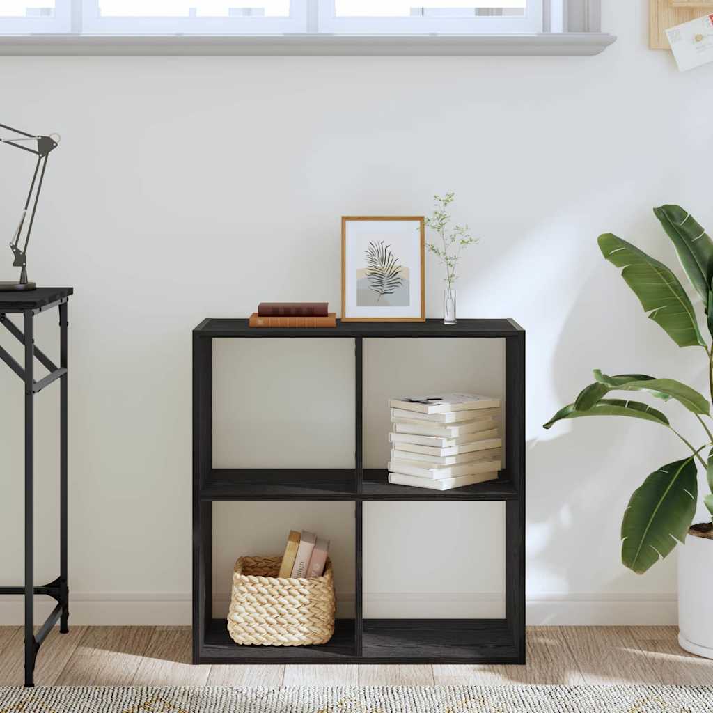 Bokhylla Svart Ek 68,5 x 32 x 68,5 cm