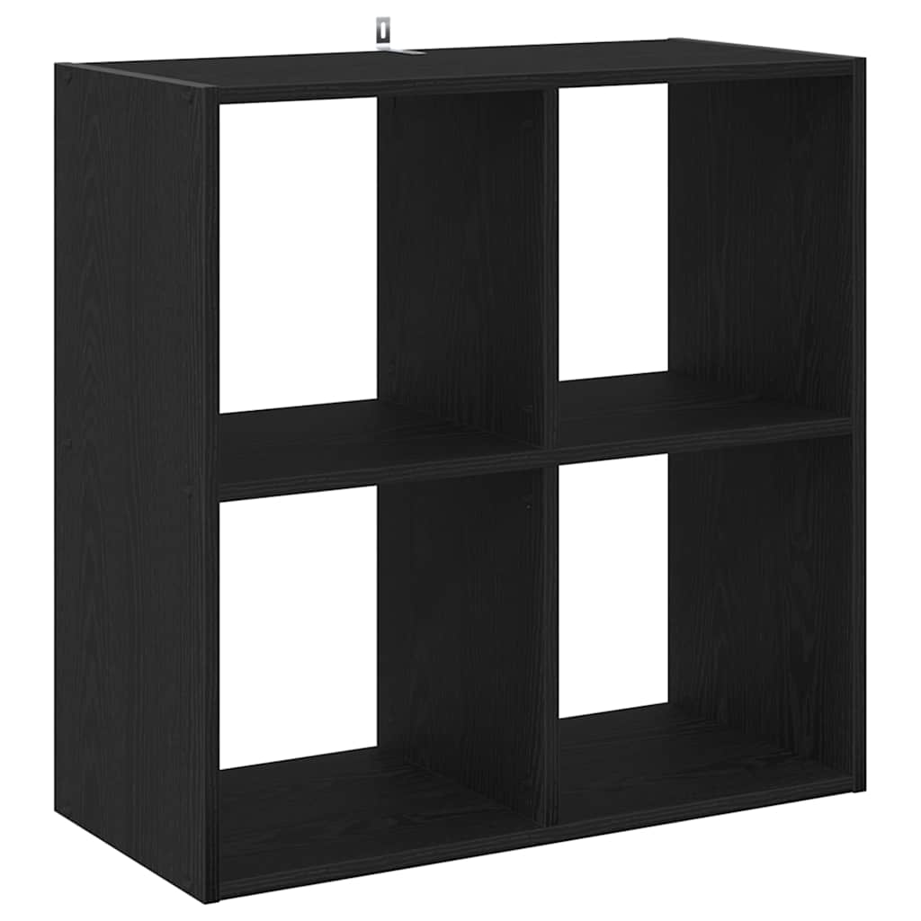 Bokhylla Svart Ek 68,5 x 32 x 68,5 cm