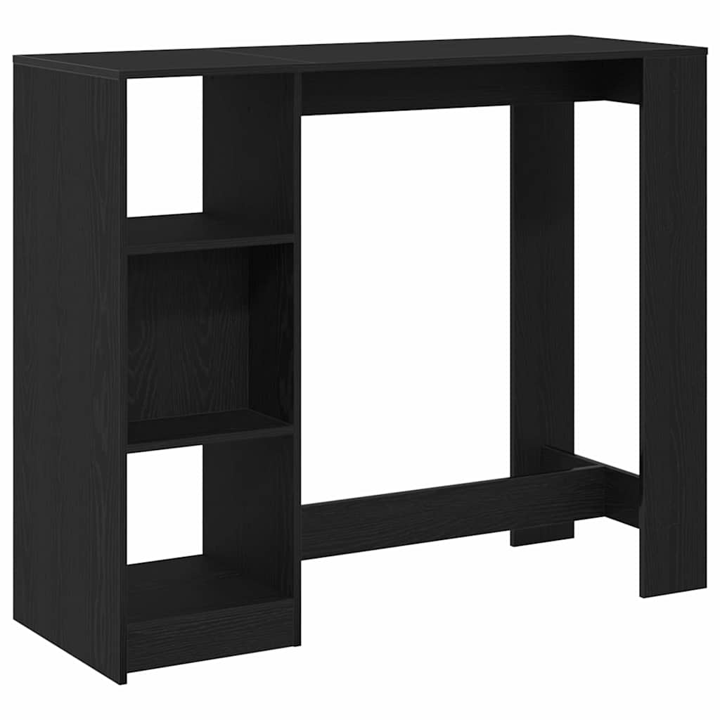 Barbord 124 x 46 x 103.5 cm Konstruerat trä Svart Ek