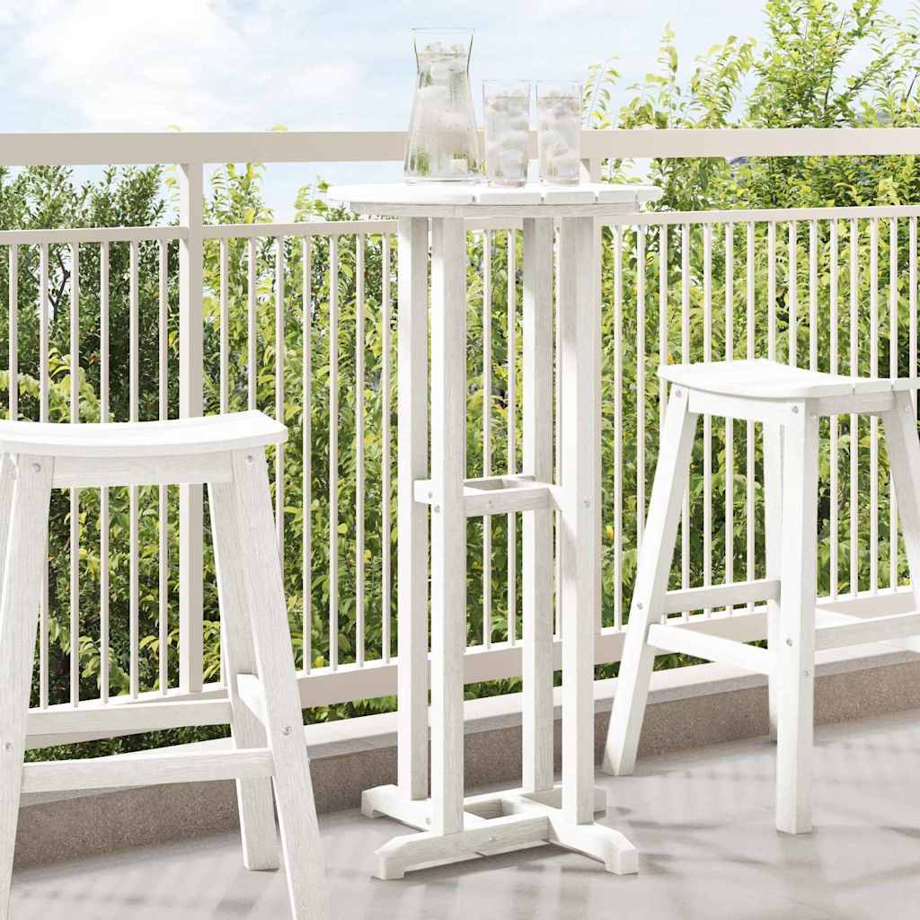 Barbord Vit 55 x 55 x 107 cm polyeten