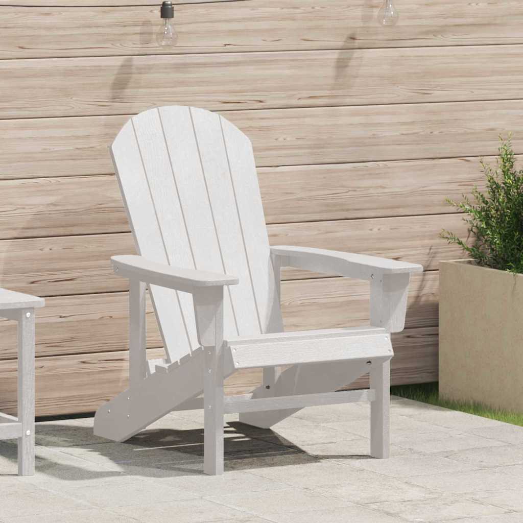 Adirondackstol Vit 82 x 74 x 92 cm HDPE