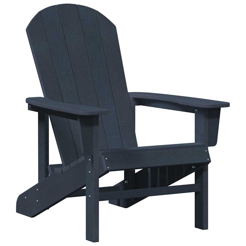 Adirondackstol Mörkblå 82 x 74 x 92 cm HDPE