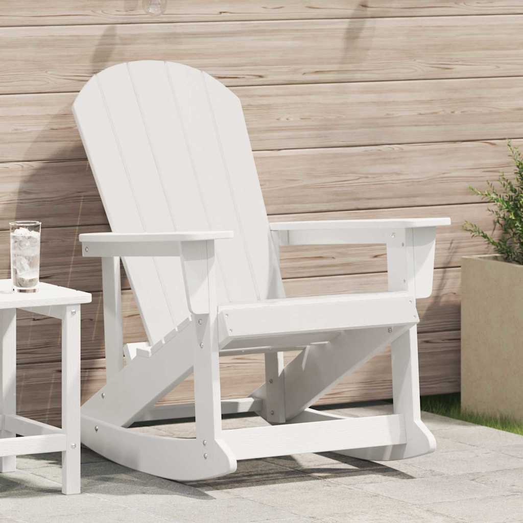 Adirondack Gungstol Vit 92 x 73,5 x 92 cm HDPE