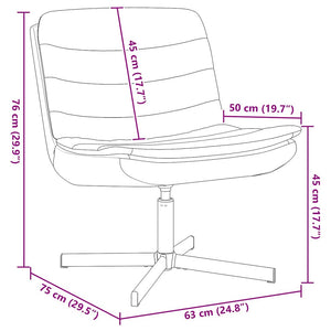 Skrivstol Moln Grå 63 x 75 x 76 cm tyg