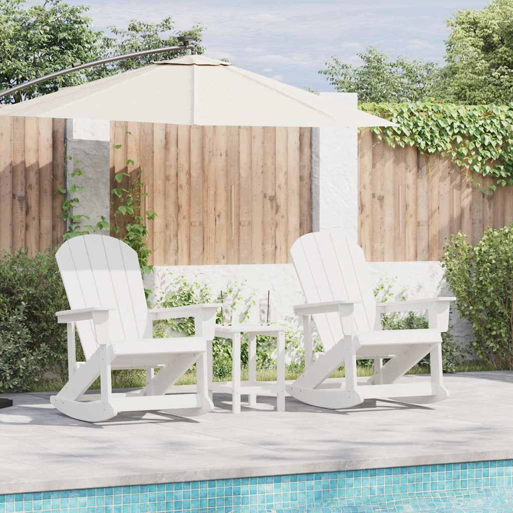 Adirondack Gungstolar 2 pcs Vit HDPE