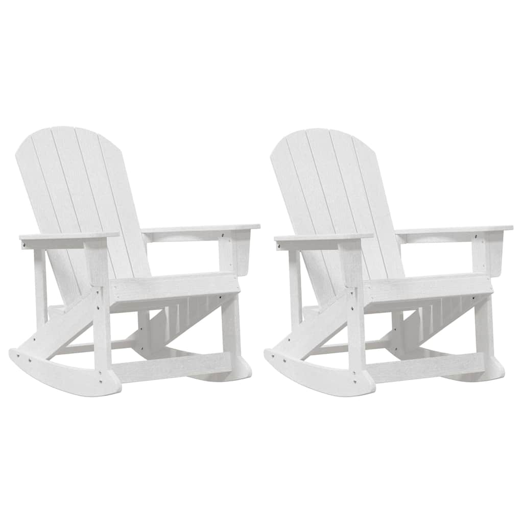 Adirondack Gungstolar 2 pcs Vit HDPE