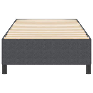 Sängram Mörkgrå 100 x 200 cm Mockatyg