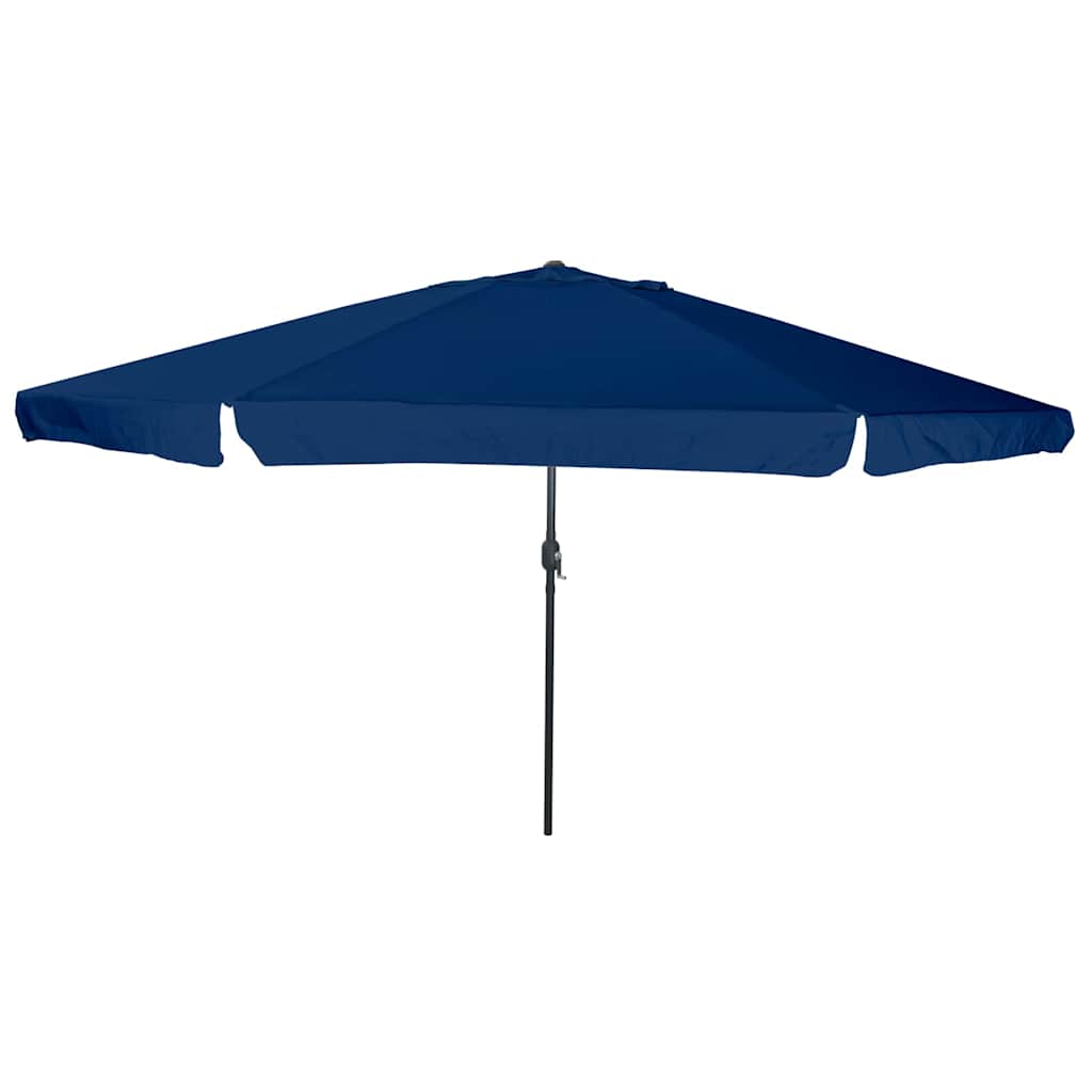 Trädgårdsparasol 394 x 394 x 248 cm Polyester och Stål Azurblå