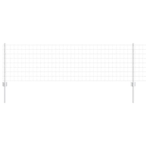 Stängsel med stolpe Silver 0,6 x 50 m Stål