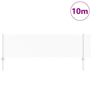 Stängsel med stolpe Silver 0,6 x 10 m Stål