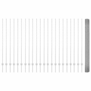 Stängsel med stolpe Silver 1,5 x 50 m Stål