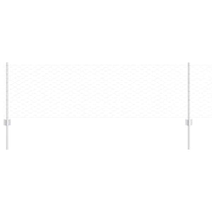 Stängsel med stolpe Silver 0,6 x 100 m Stål