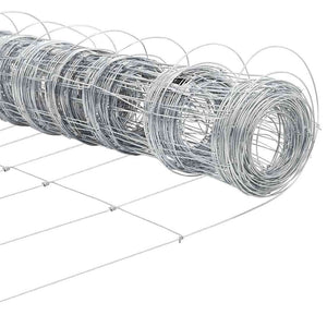 Stängsel med stolpe Silver 1,2 x 25 m Stål