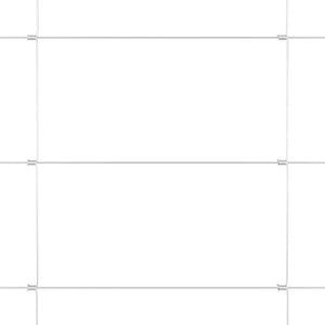 Stängsel med stolpe Silver 1,6 x 50 m Stål