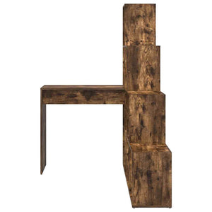 Hörnskrivbord Rökt ek 101,5 x 149,5 x 149,5 cm Konstruerat trä