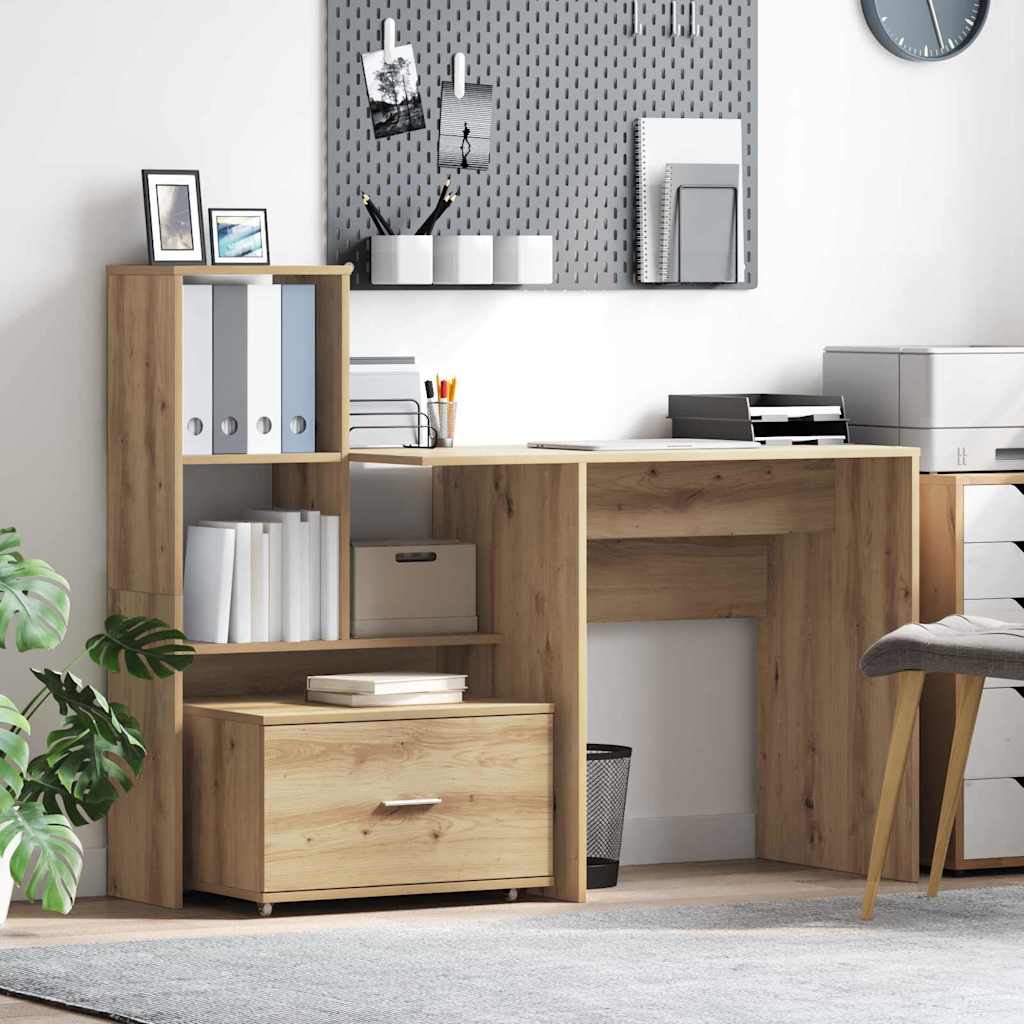 Skrivbord Artisan Ek Konstruerat trä 131,5 x 50 x 106,5 cm
