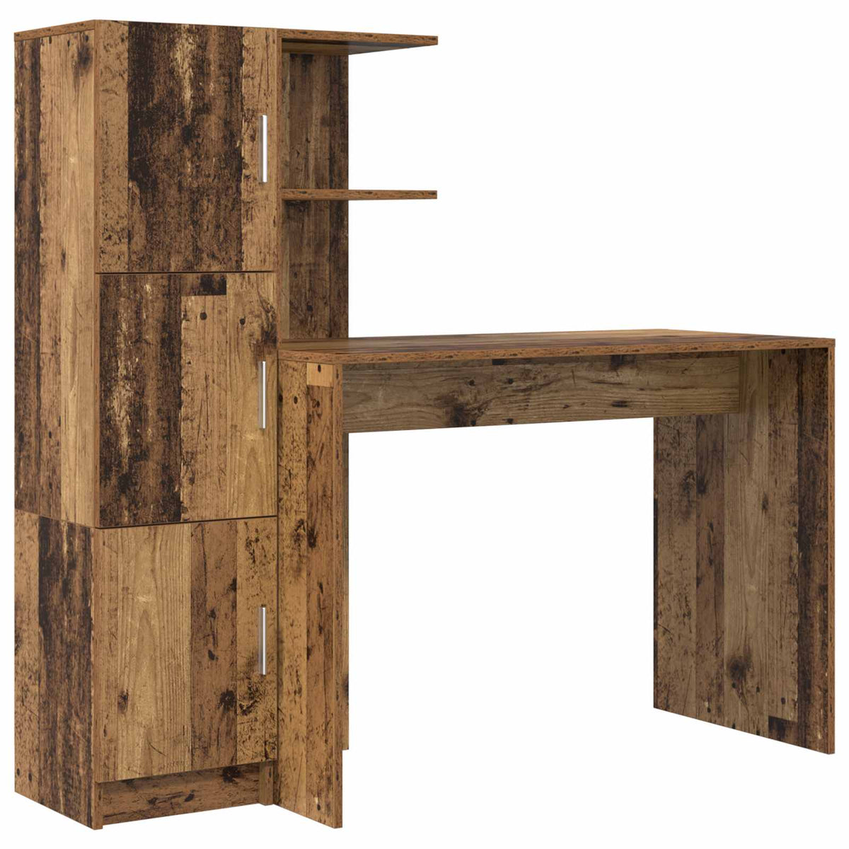 Skrivbord Gammalt trä 133.5 x 50 x 124 cm 2 st