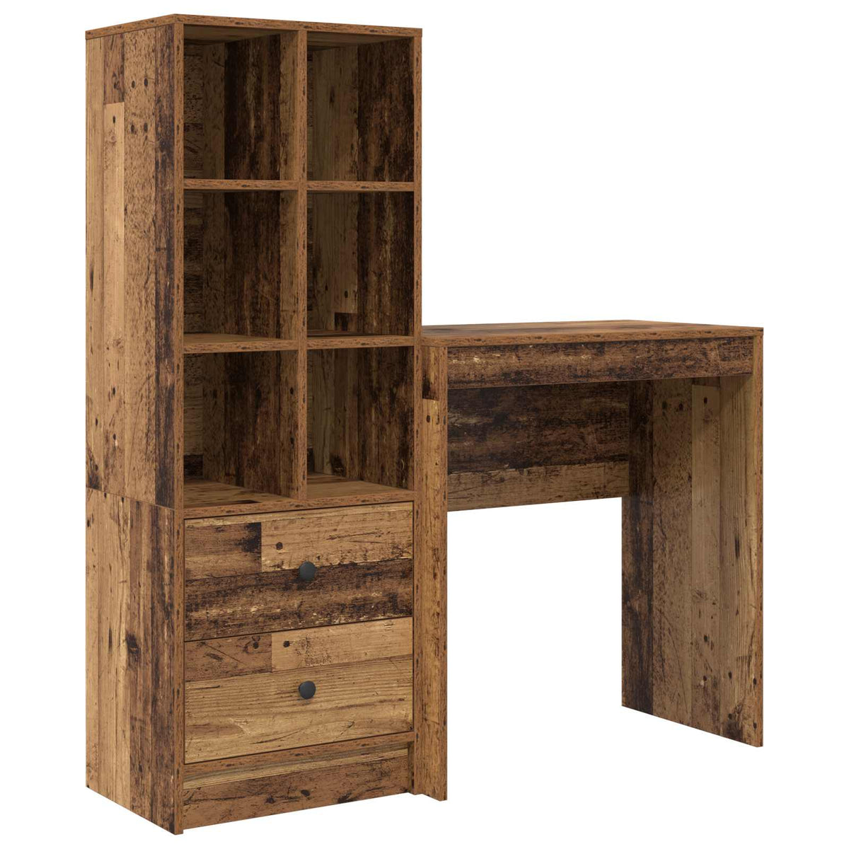 Skrivbord Gammalt trä 115,5 x 40 x 127 cm 2 st