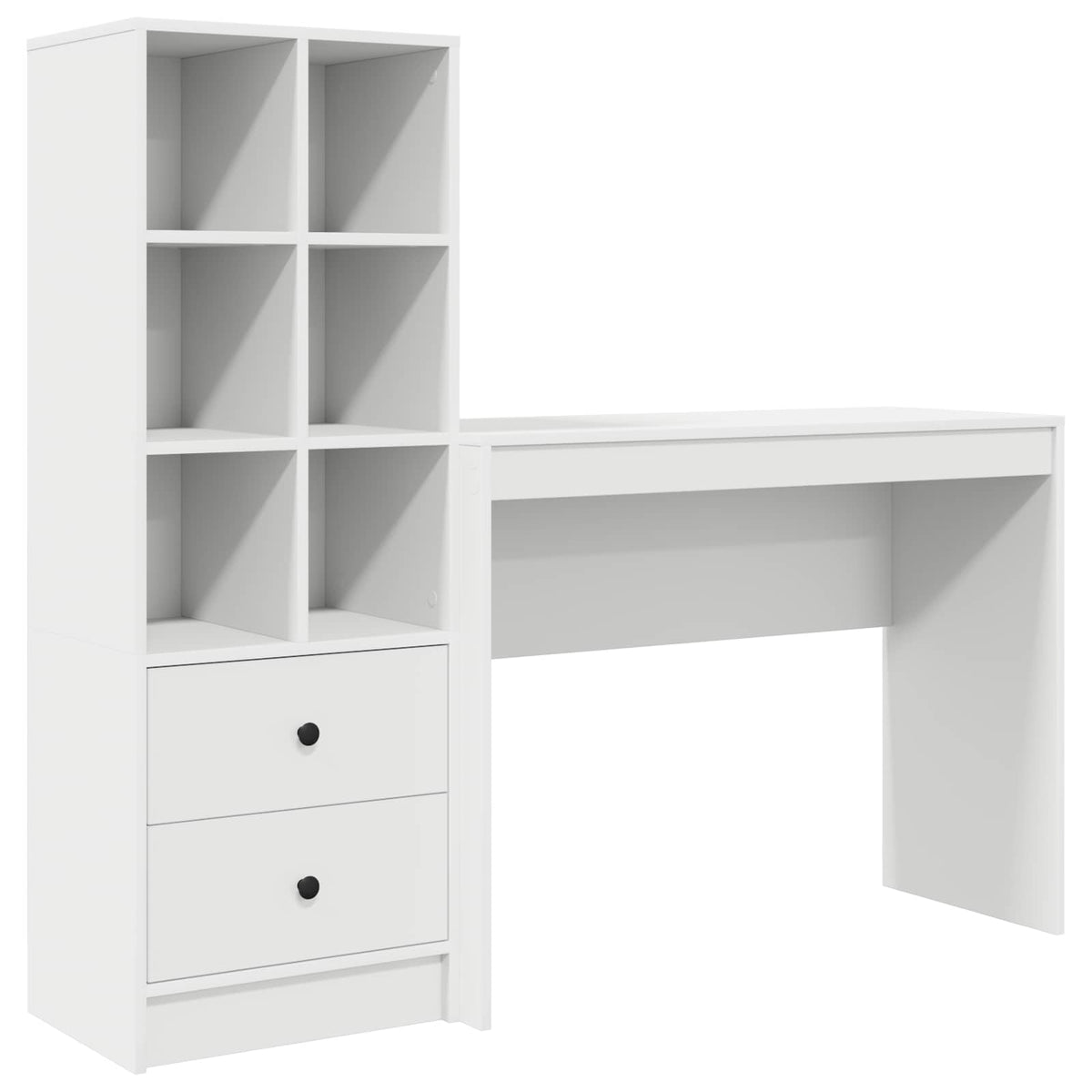 Skrivbord Vit 145,5 x 40 x 127 cm 2 st
