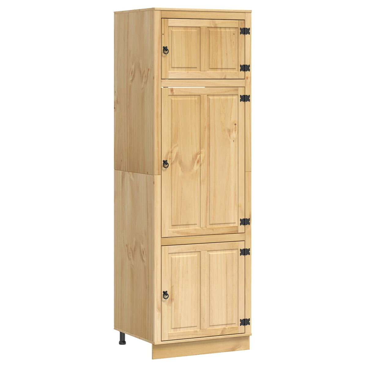 Skåp SKI HonungsBrun 66 x 58 x 207 cm Massiv furu