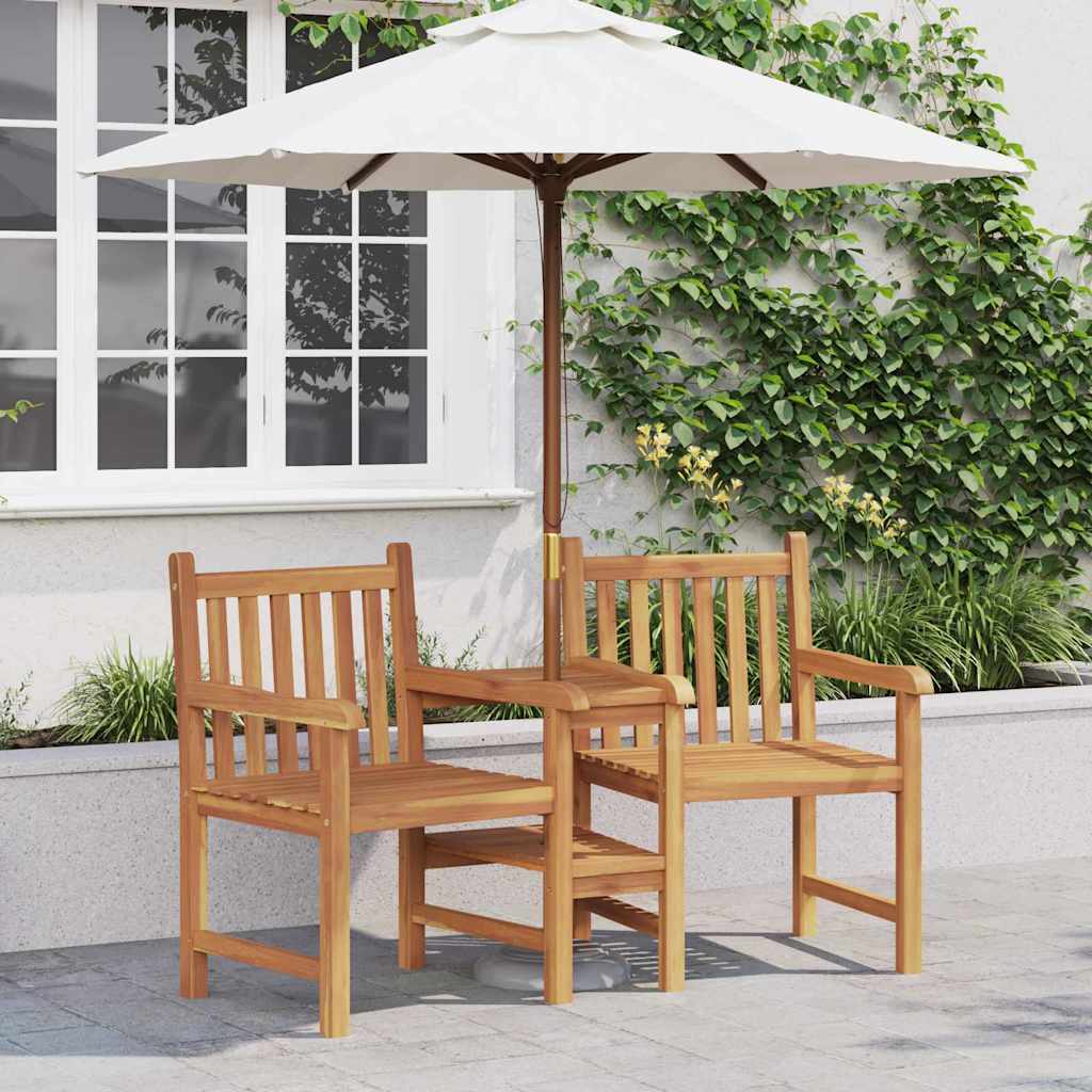 Trädgårds utomhusstolar 152 x 63 x 89 cm Massivt teakträ