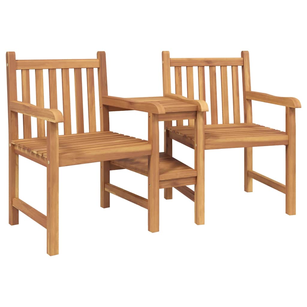 Trädgårds utomhusstolar 152 x 63 x 89 cm Massivt teakträ