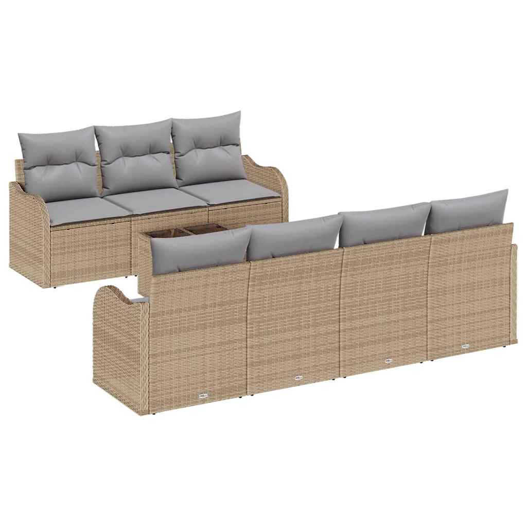 Trädgårdsoffset Beige 55 x 55 x 37 cm konstrotting