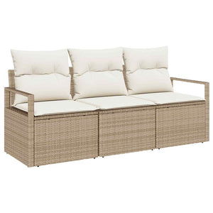 Soffset 3 pcs Beige konstrotting