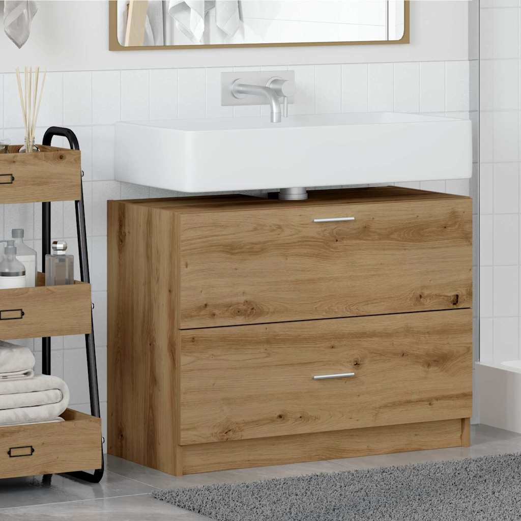 Badrumsskåp Artisan Ek 78 x 37 x 59 cm Konstruerat trä