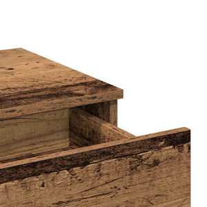 Sminkbord Gammalt trä 100 x 40 x 130 cm Konstruerat trä