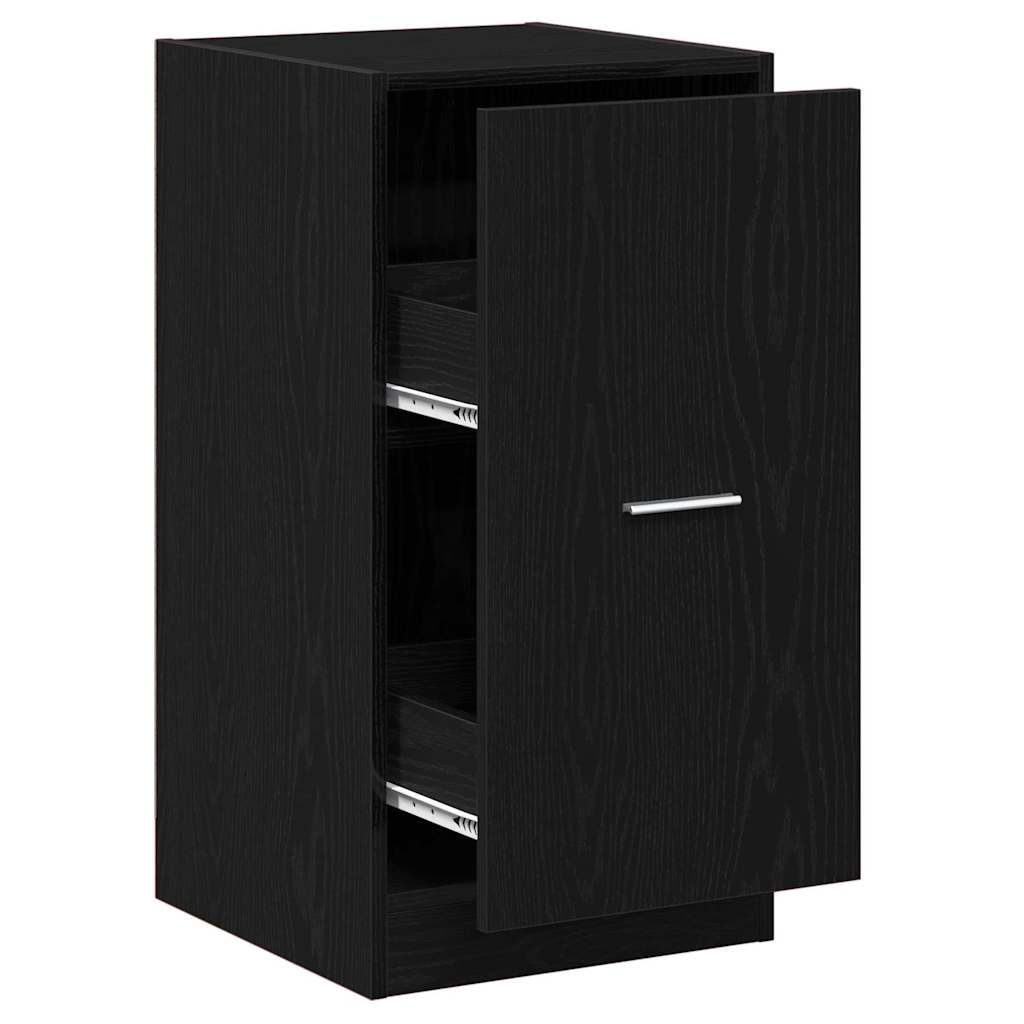 Apoteksskåp Svart ek 40 x 41 x 77.5 cm Konstruerat trä