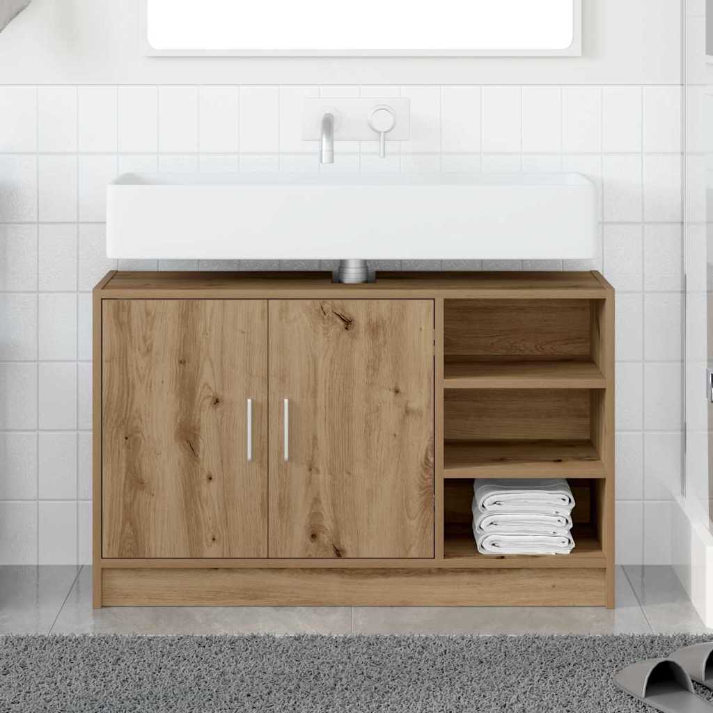 Badrumsskåp Artisan Ek 90 x 29 x 55 cm Konstruerat trä