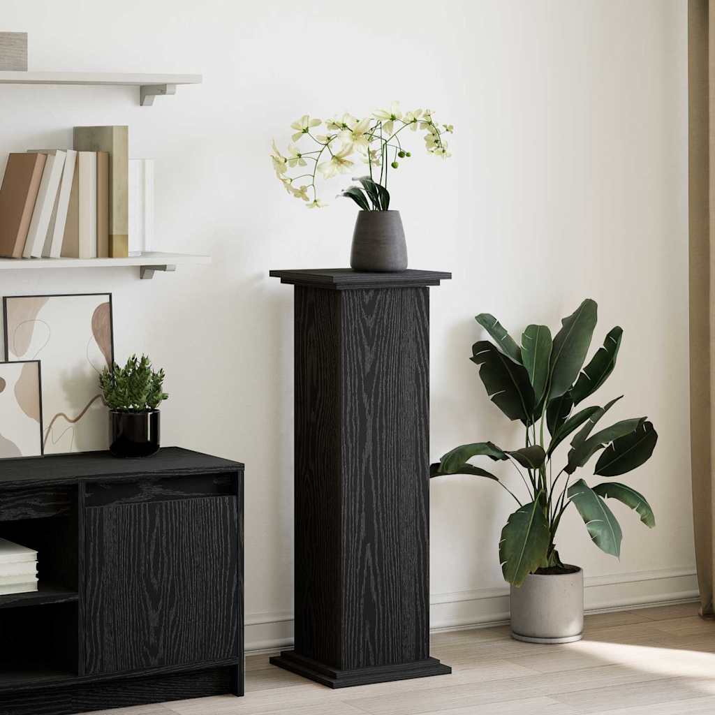 Displayställ Svart Ek 31 x 30 x 90 cm Konstruerat trä