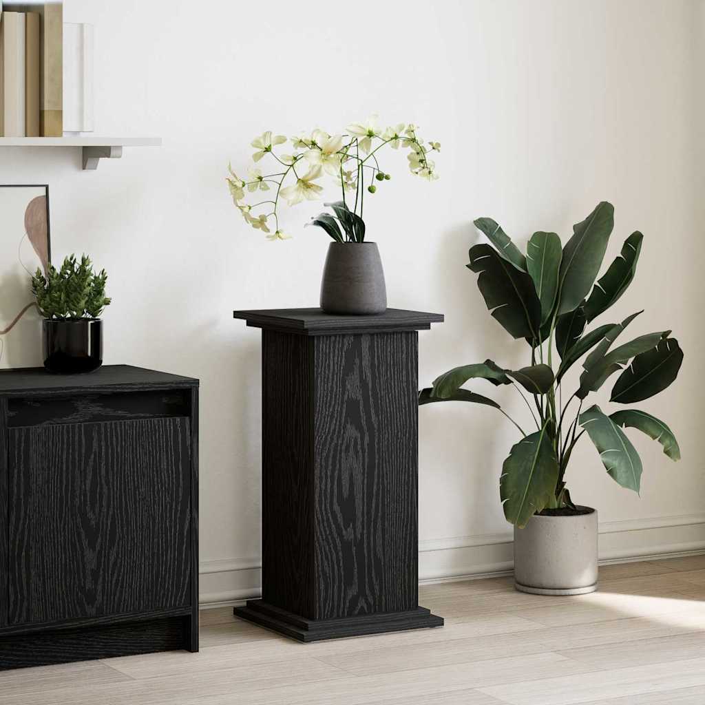 Displayställ Svart Ek 31 x 30 x 60 cm Konstruerat trä