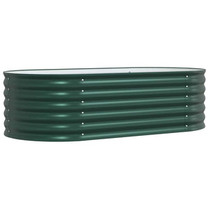 Upphöjd odlingslåda Grön 160 x 80 x 44 cm Stål