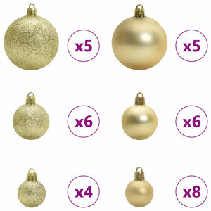 Plast Hingad Julgran med 150 LED-lampor Vit 120 cm PE och PVC