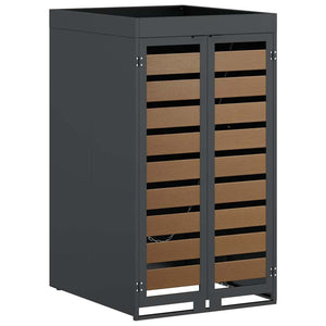 Sopsäckslagring med planteringstak för 240L behållare Antracit