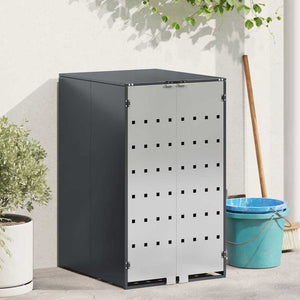 Sopsäckslagring med Gaslyftlock för 240L behållare Antracit