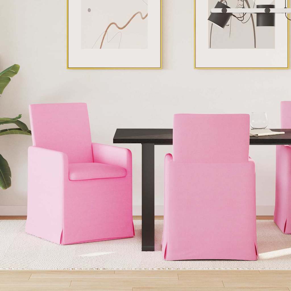 Matstolar 2 pcs Rosa 57 x 67 x 95 cm tyg