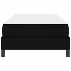 Bäddfjäder med madrass Svart 90 x 190 cm tyg