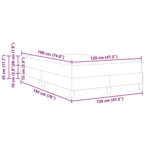 Bäddfjäder Svart 120 x 190 cm tyg