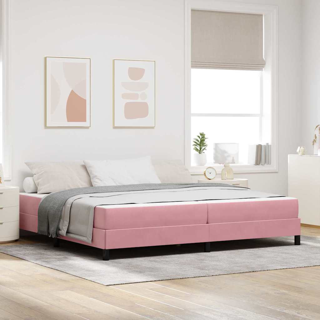 Bäddfjäder med madrass Rosa 200 x 200 cm tyg