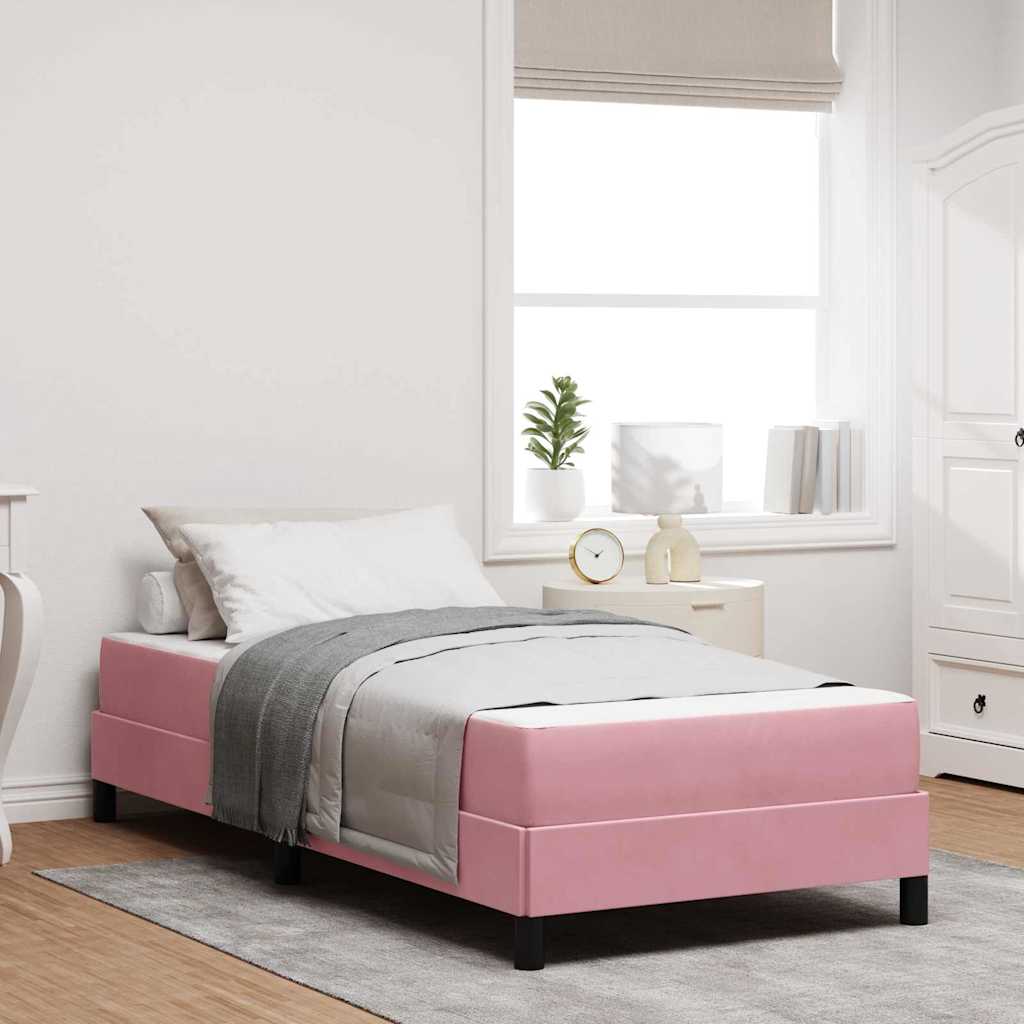 Bäddfjäder med madrass Rosa 80 x 210 cm tyg